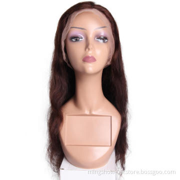 Wholesale 360 lace front wig human hair brown color